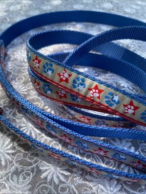 NWOT PATRIOTIC DOG LEAD